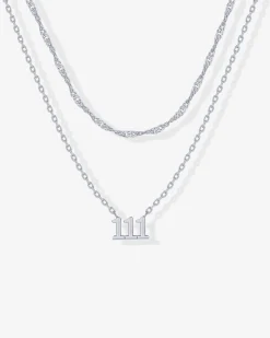 PAVOI Pendants|Layered-Angel Number Pendant Necklace