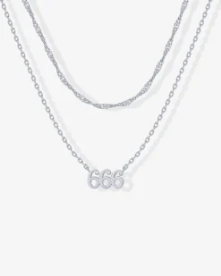PAVOI Pendants|Layered-Angel Number Pendant Necklace