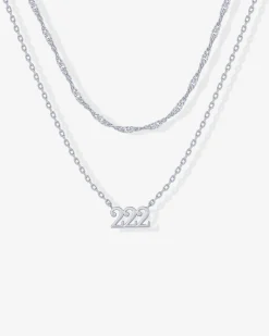 PAVOI Pendants|Layered-Angel Number Pendant Necklace