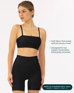 PAVOI Low Support Bras|Bras-Athleisure Bandeau Low-Support Sports Bra