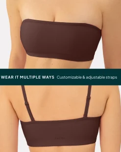 PAVOI Low Support Bras|Bras-Athleisure Bandeau Low-Support Sports Bra