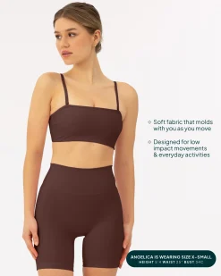 PAVOI Low Support Bras|Bras-Athleisure Bandeau Low-Support Sports Bra