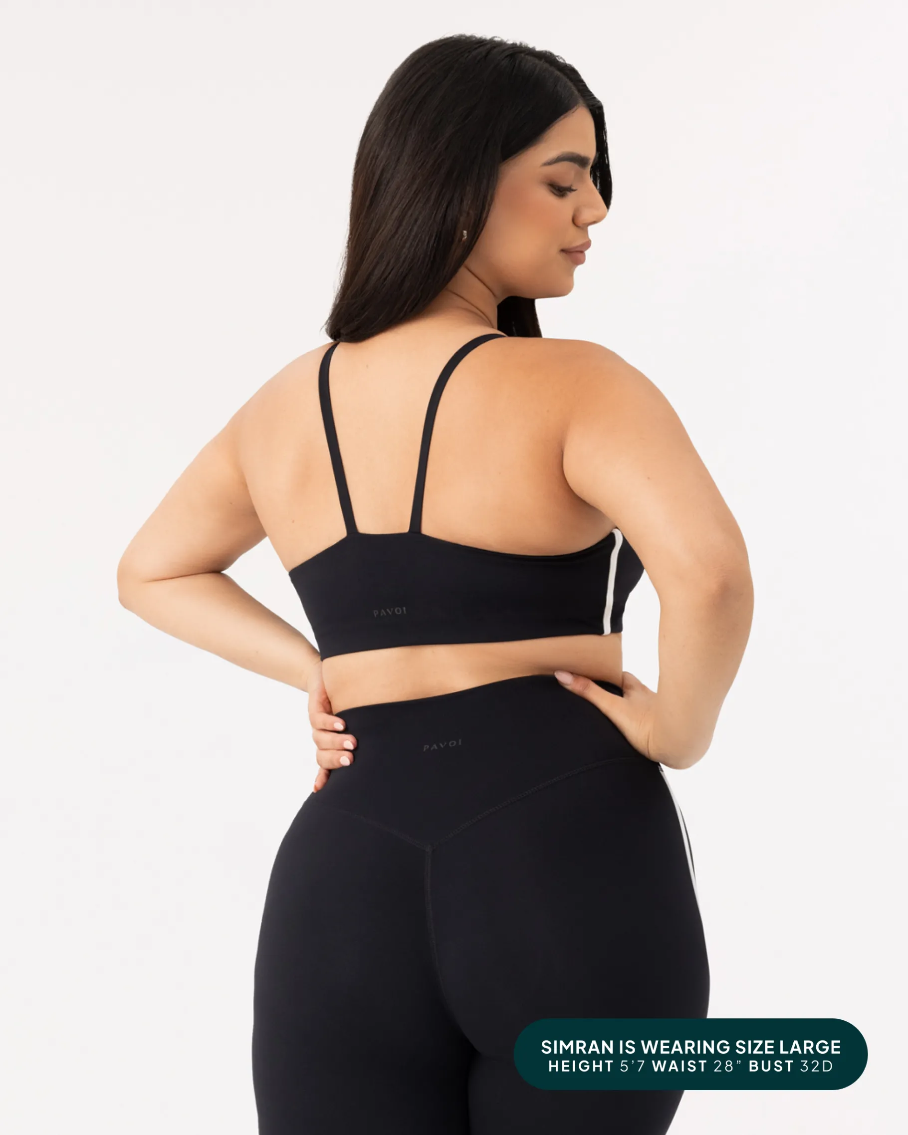 PAVOI Low Support Bras|Medium Support Bras-Athleisure Contrast Scoop Medium-Support Sports Bra