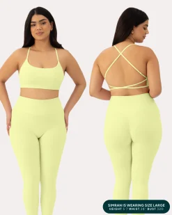 PAVOI Low Support Bras|Bras-Athleisure Criss-Cross Strap Low-Impact Sports Bra