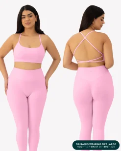 PAVOI Low Support Bras|Bras-Athleisure Criss-Cross Strap Low-Impact Sports Bra