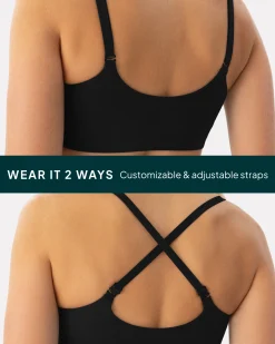 PAVOI Low Support Bras|Bras-Athleisure Crossover Low-Support Sports Bra
