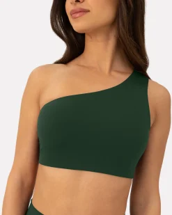 PAVOI Low Support Bras|Bras-Athleisure One-Shoulder Low-Support Sports Bra