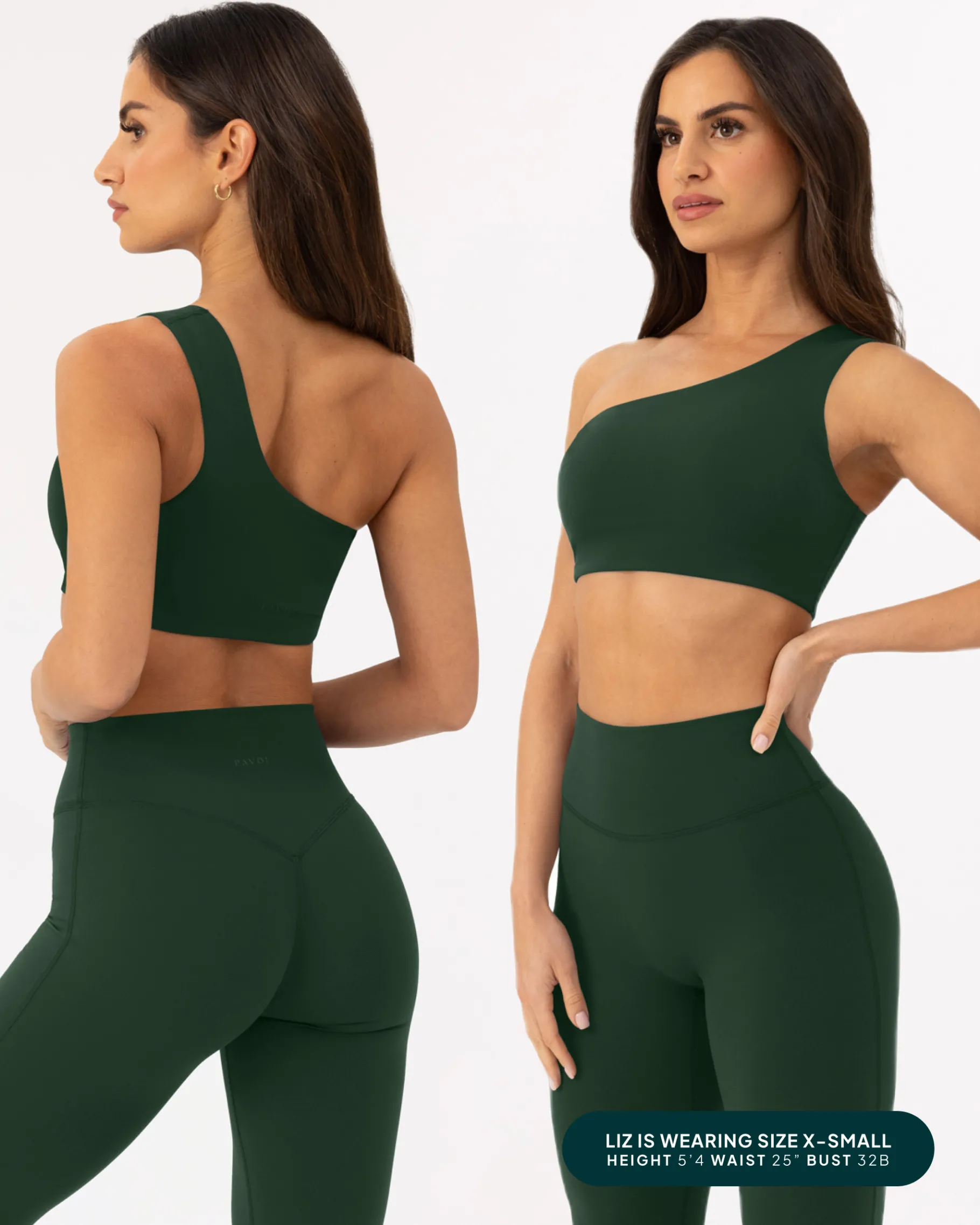 PAVOI Low Support Bras|Bras-Athleisure One-Shoulder Low-Support Sports Bra