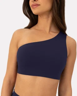 PAVOI Low Support Bras|Bras-Athleisure One-Shoulder Low-Support Sports Bra