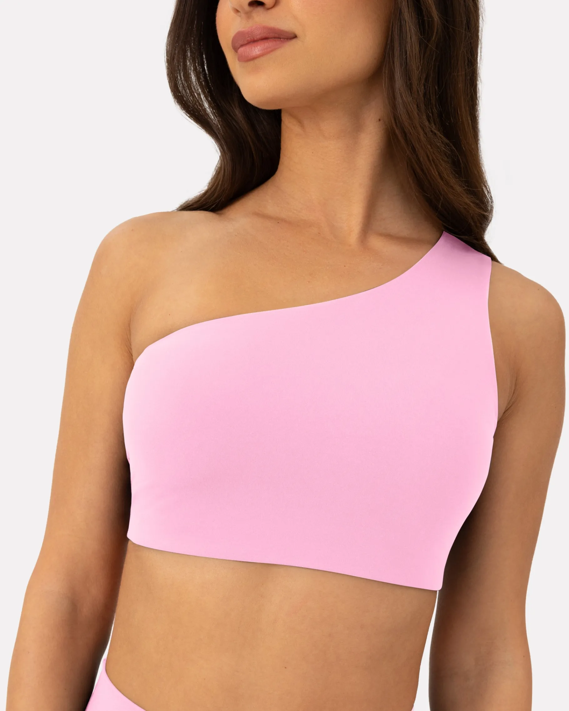 PAVOI Low Support Bras|Bras-Athleisure One-Shoulder Low-Support Sports Bra