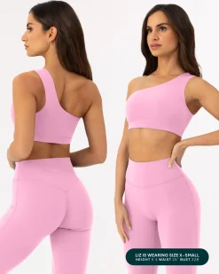 PAVOI Low Support Bras|Bras-Athleisure One-Shoulder Low-Support Sports Bra