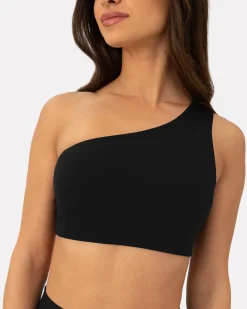 PAVOI Low Support Bras|Bras-Athleisure One-Shoulder Low-Support Sports Bra