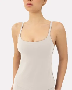 PAVOI Medium Support Bras|Tanks-Athleisure Padded Cami Tank Top
