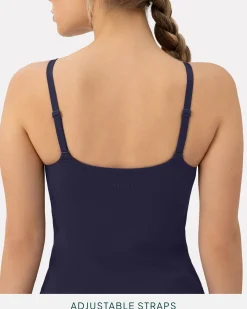 PAVOI Medium Support Bras|Tanks-Athleisure Padded Cami Tank Top