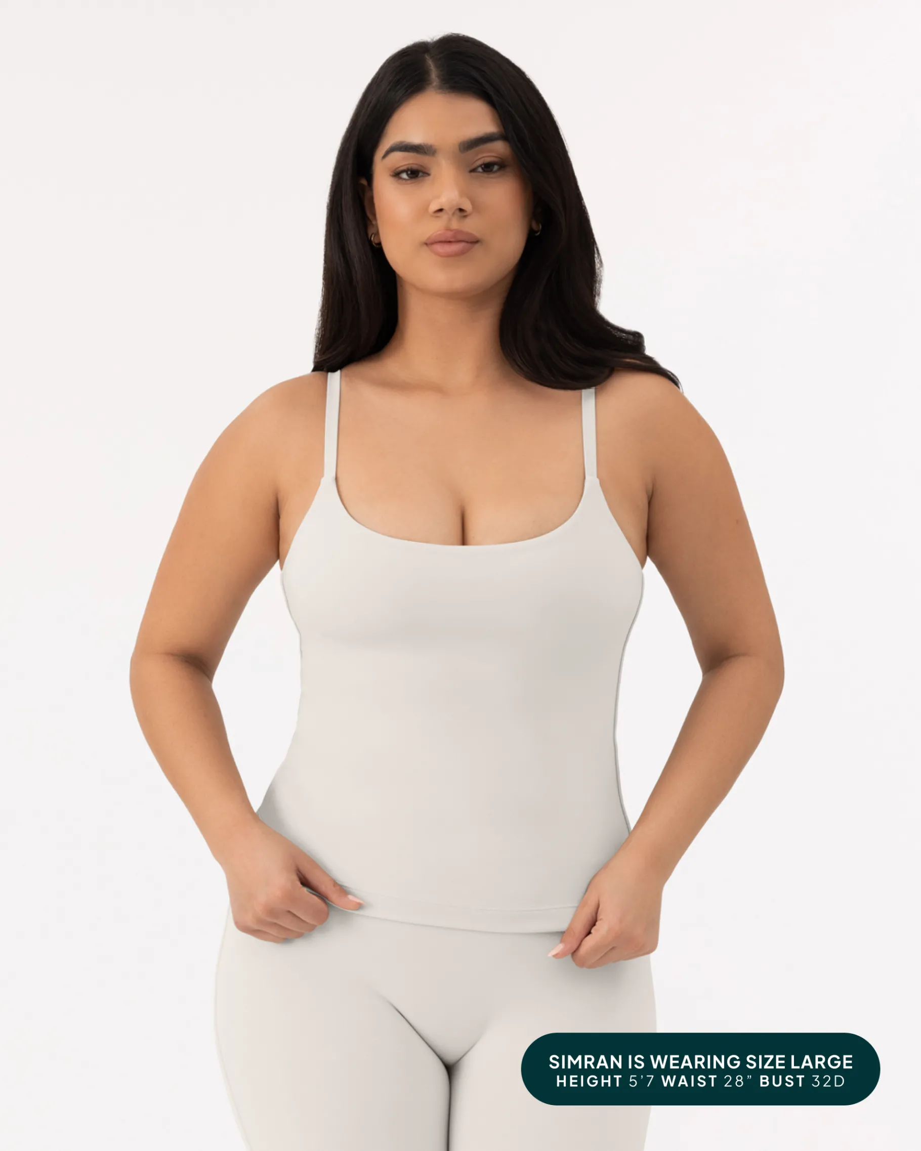 PAVOI Medium Support Bras|Tanks-Athleisure Padded Cami Tank Top