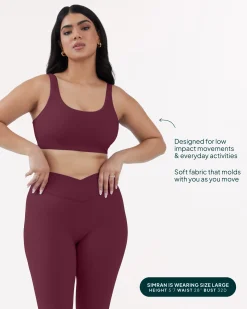 PAVOI Bras|High Support Bras-Athleisure Scoop High-Support Sports Bra