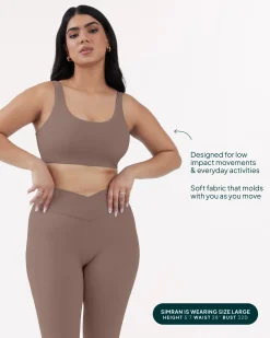 PAVOI Bras|High Support Bras-Athleisure Scoop High-Support Sports Bra