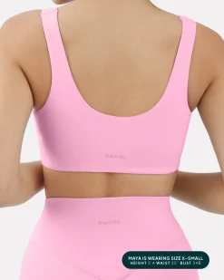 PAVOI Bras|High Support Bras-Athleisure Scoop High-Support Sports Bra
