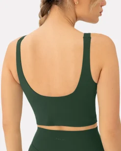PAVOI Medium Support Bras|Tanks-Athleisure Scoop Tank Top
