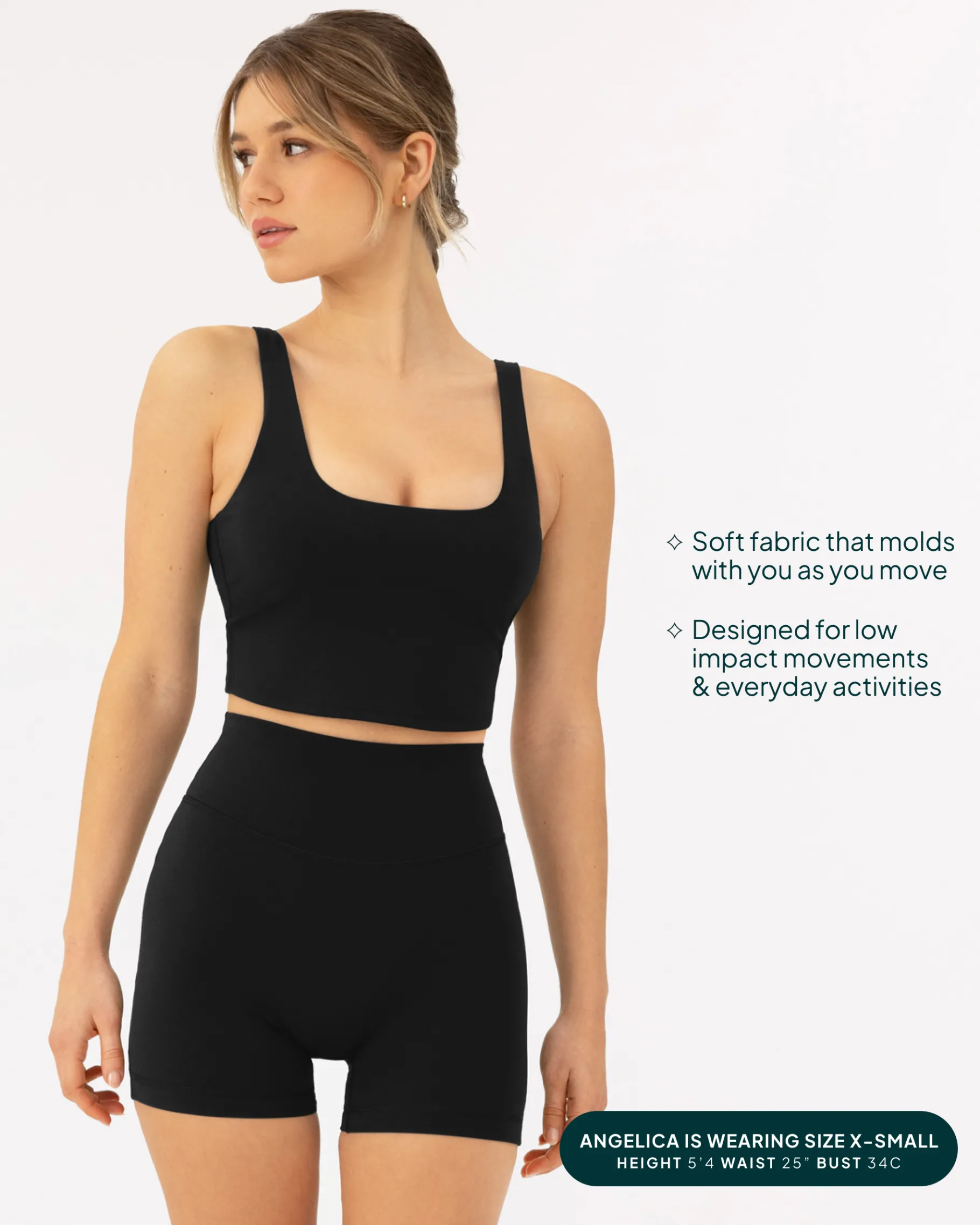 PAVOI Medium Support Bras|Tanks-Athleisure Scoop Tank Top