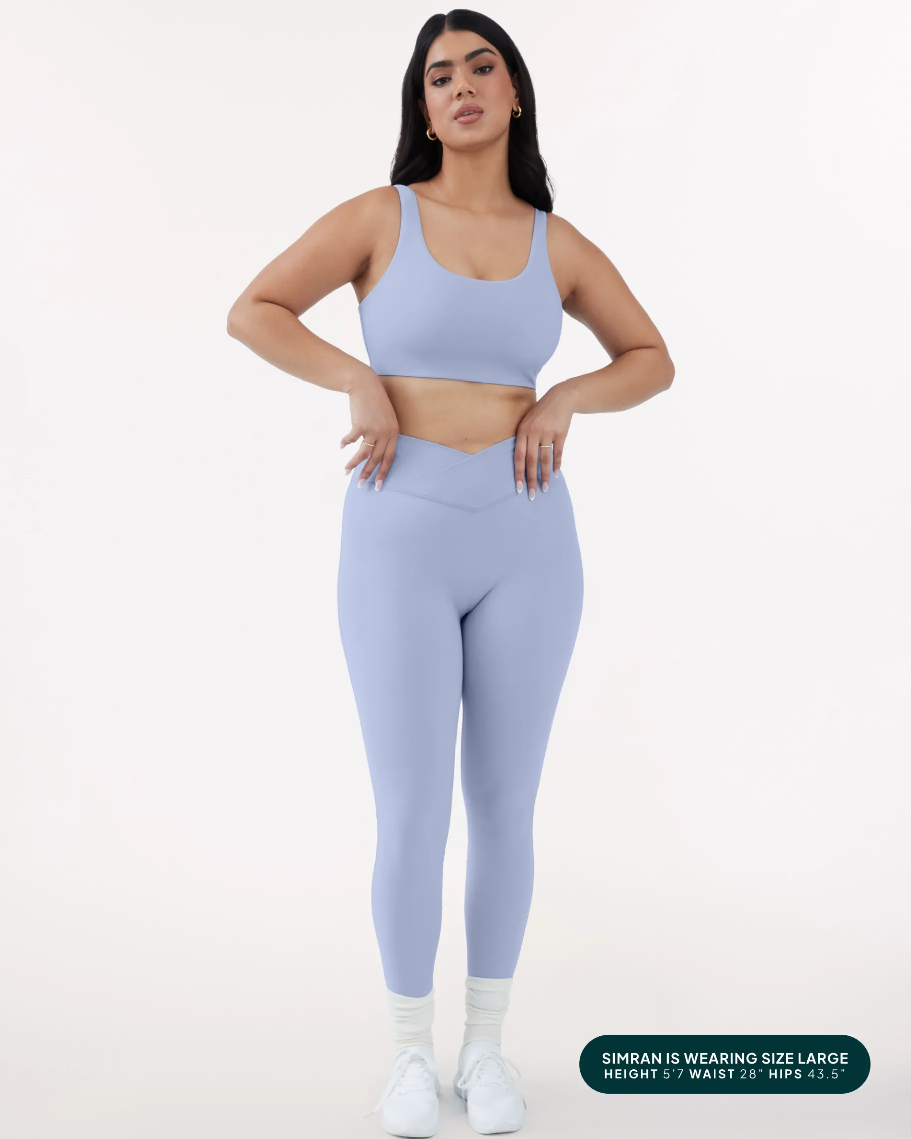 PAVOI Fashion Leggings|Full Length-Athleisure Scrunch Crossover Leggings