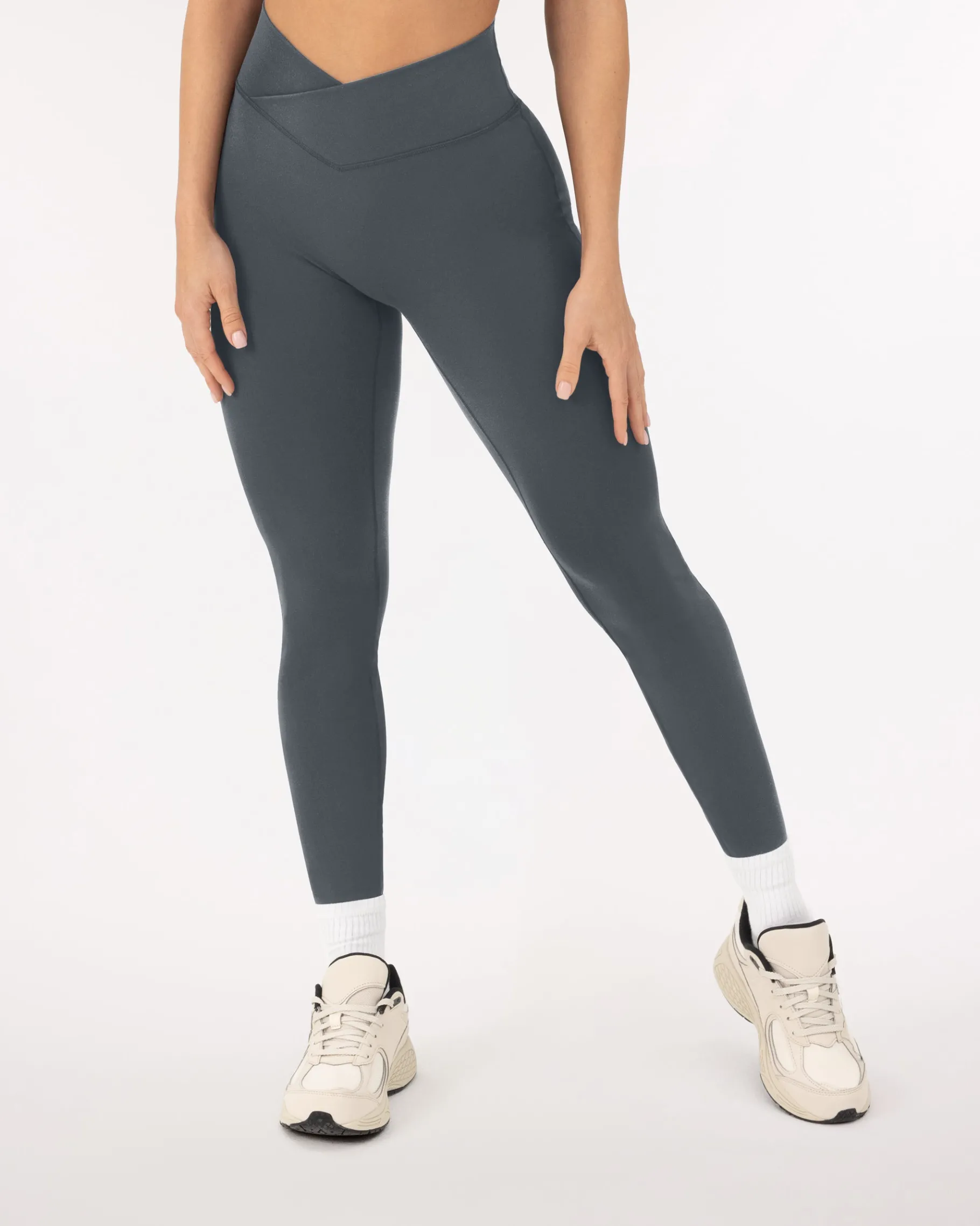 PAVOI Fashion Leggings|Full Length-Athleisure Scrunch Crossover Leggings