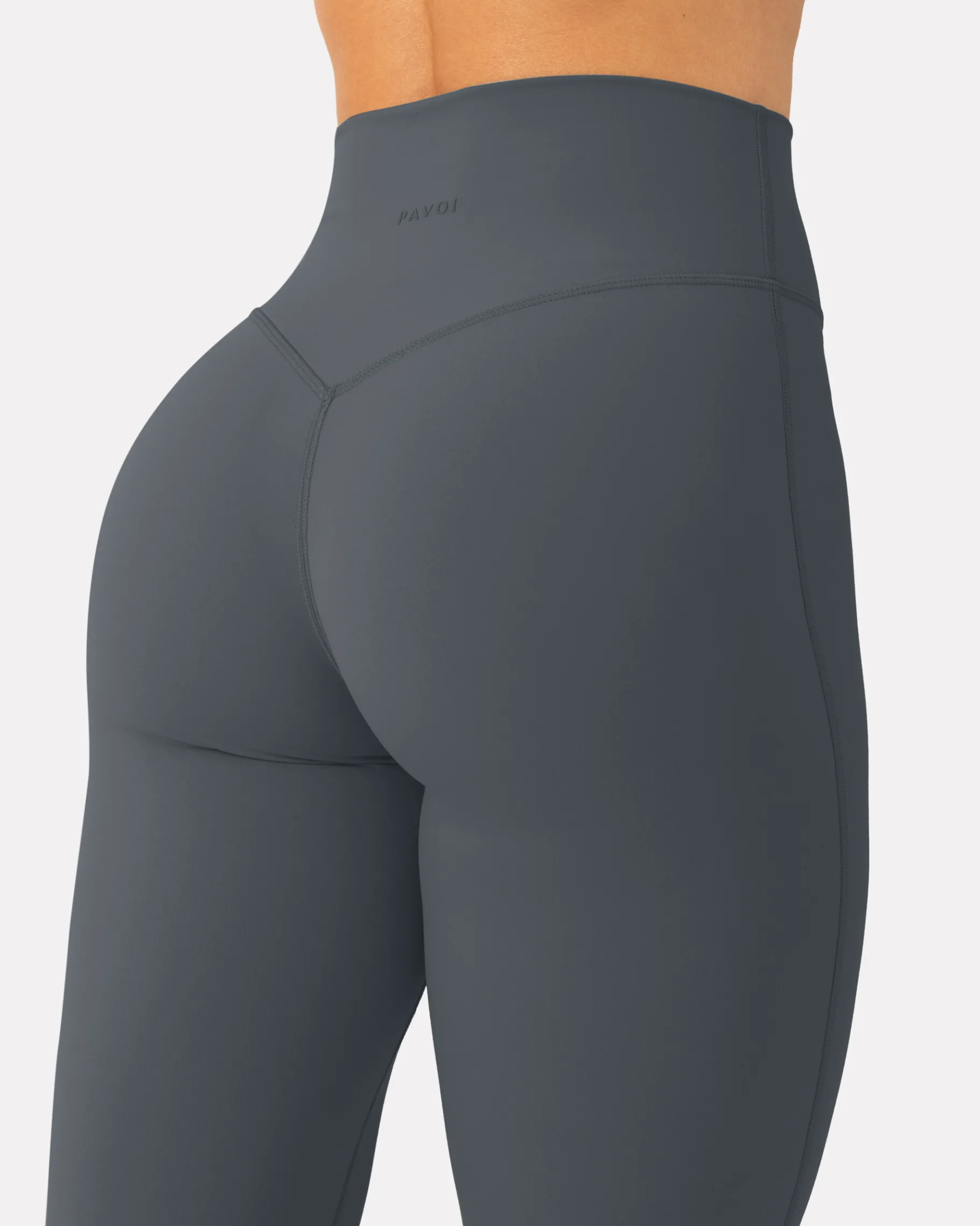 PAVOI Fashion Leggings|Full Length-Athleisure Scrunch Crossover Leggings