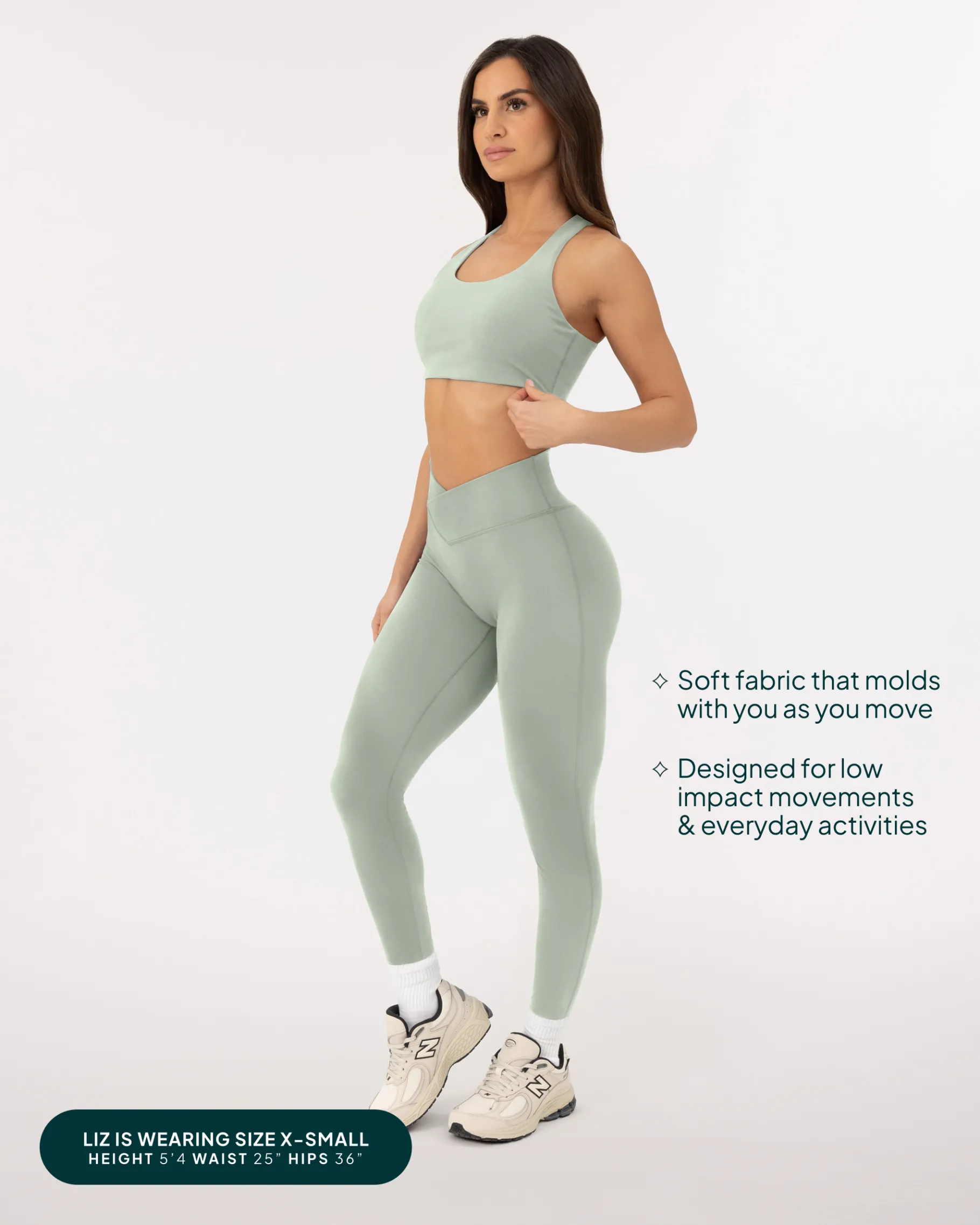 PAVOI Fashion Leggings|Full Length-Athleisure Scrunch Crossover Leggings