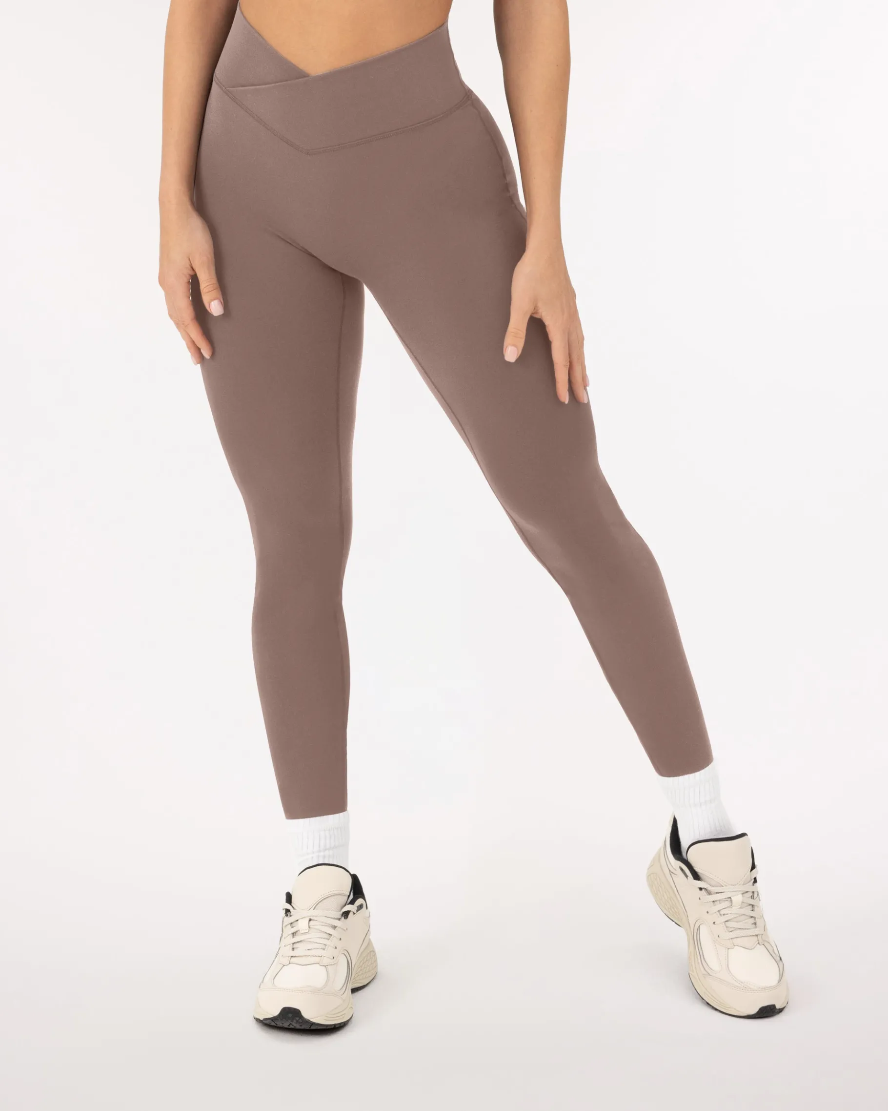 PAVOI Fashion Leggings|Full Length-Athleisure Scrunch Crossover Leggings