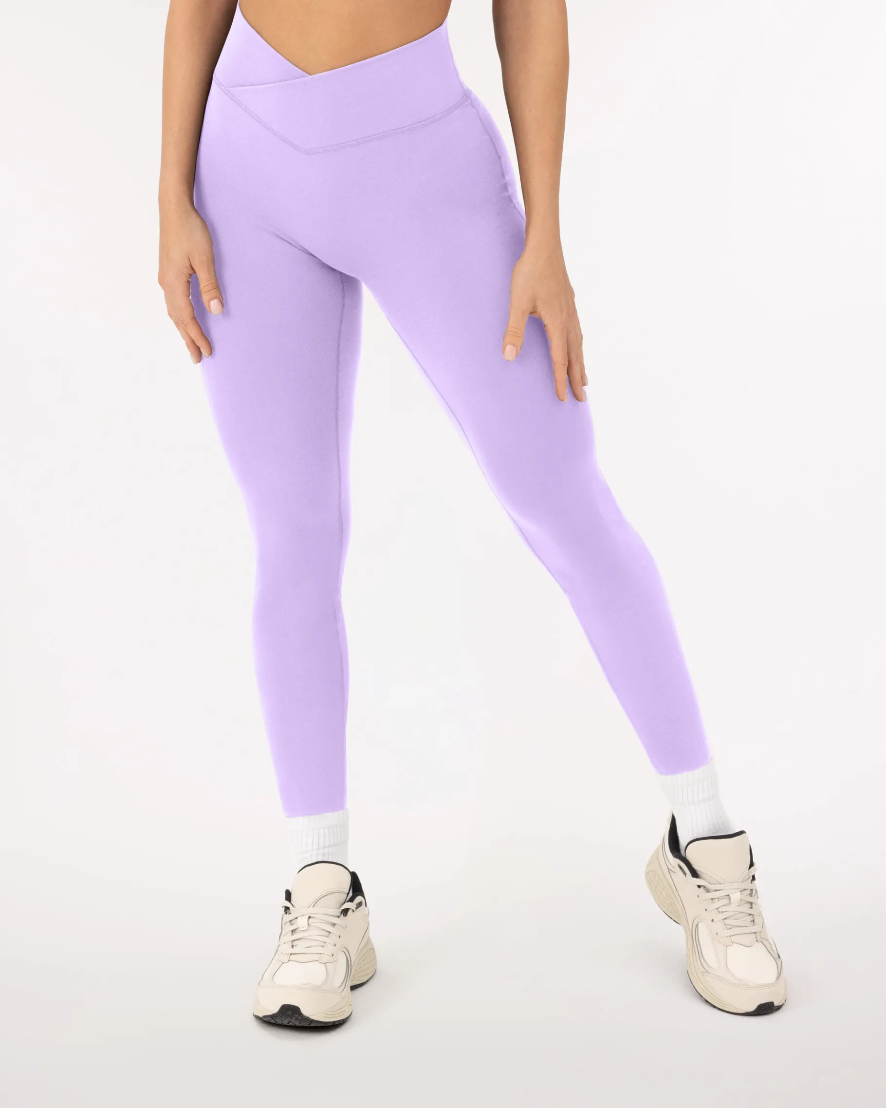 PAVOI Fashion Leggings|Full Length-Athleisure Scrunch Crossover Leggings