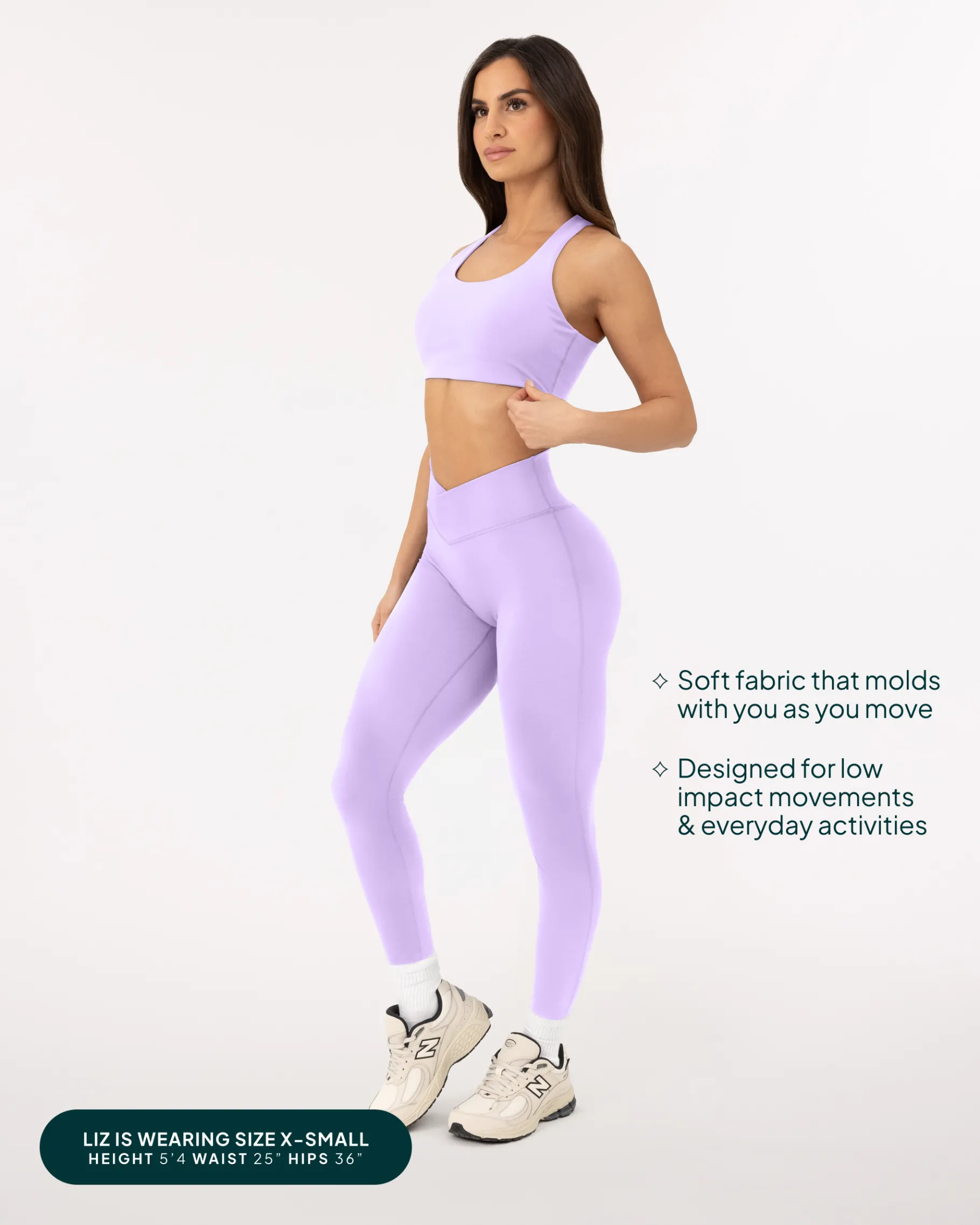 PAVOI Fashion Leggings|Full Length-Athleisure Scrunch Crossover Leggings