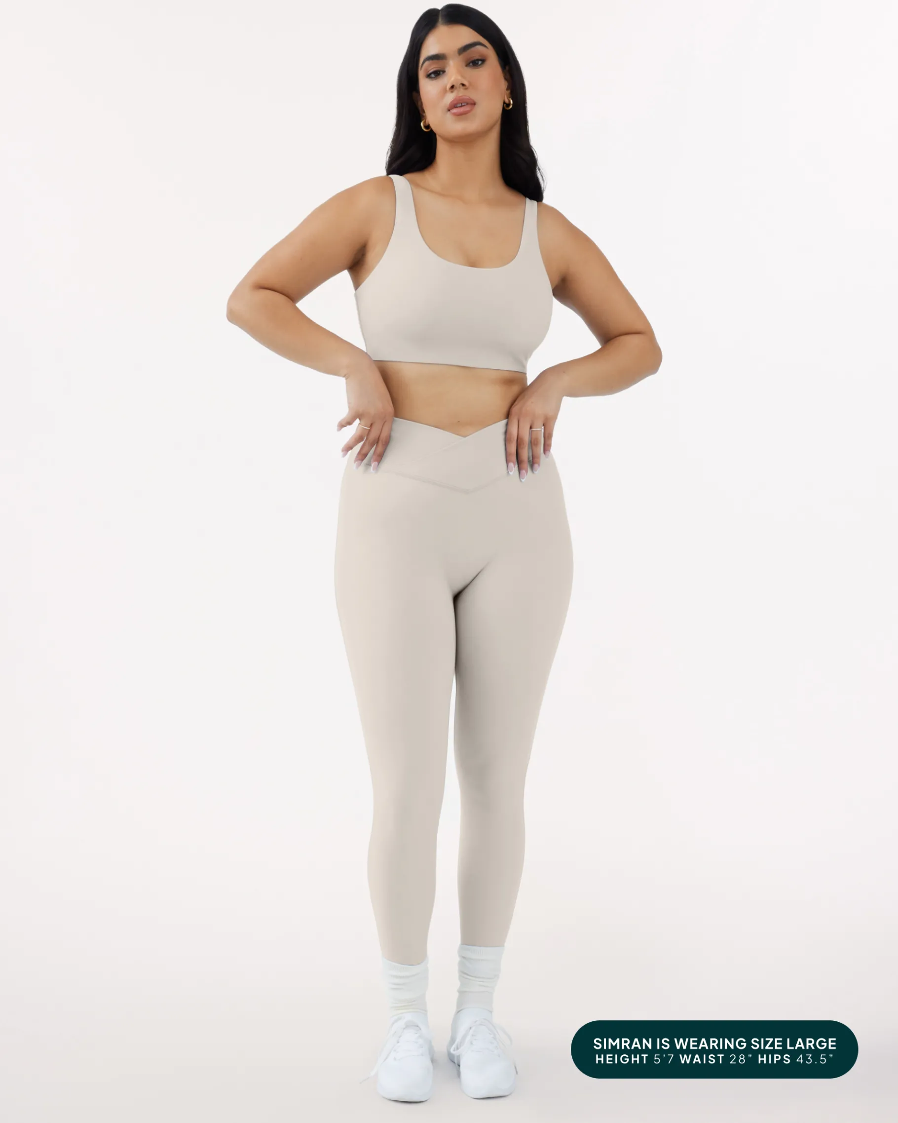 PAVOI Fashion Leggings|Full Length-Athleisure Scrunch Crossover Leggings