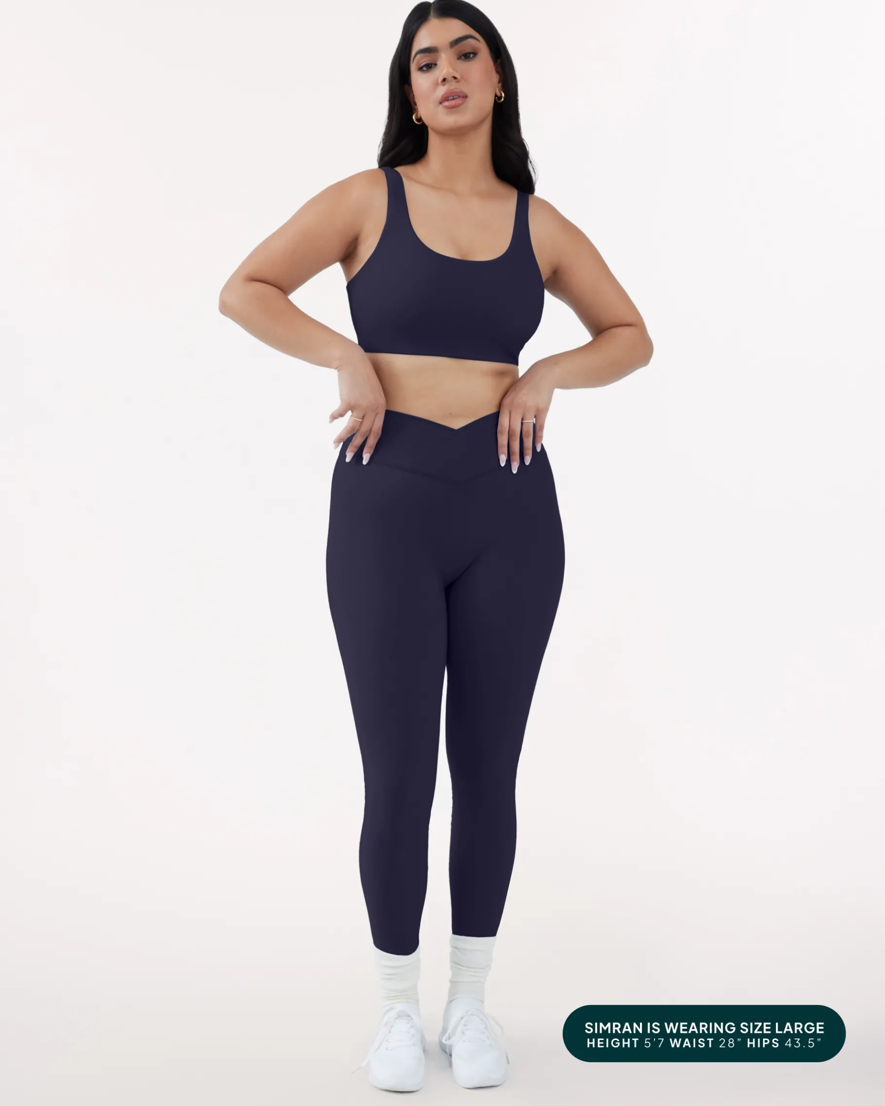 PAVOI Fashion Leggings|Full Length-Athleisure Scrunch Crossover Leggings