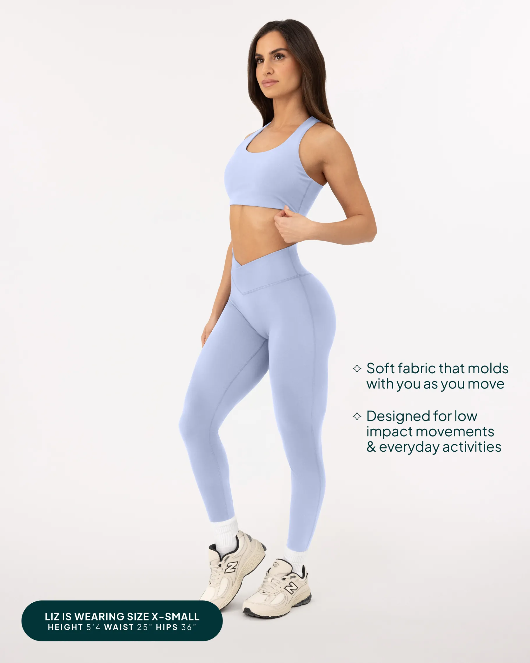 PAVOI Fashion Leggings|Full Length-Athleisure Scrunch Crossover Leggings