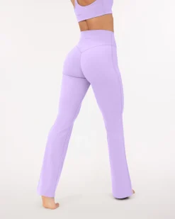 PAVOI Fashion Leggings-Athleisure Short Length Flared Leggings