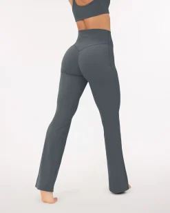 PAVOI Fashion Leggings-Athleisure Short Length Flared Leggings