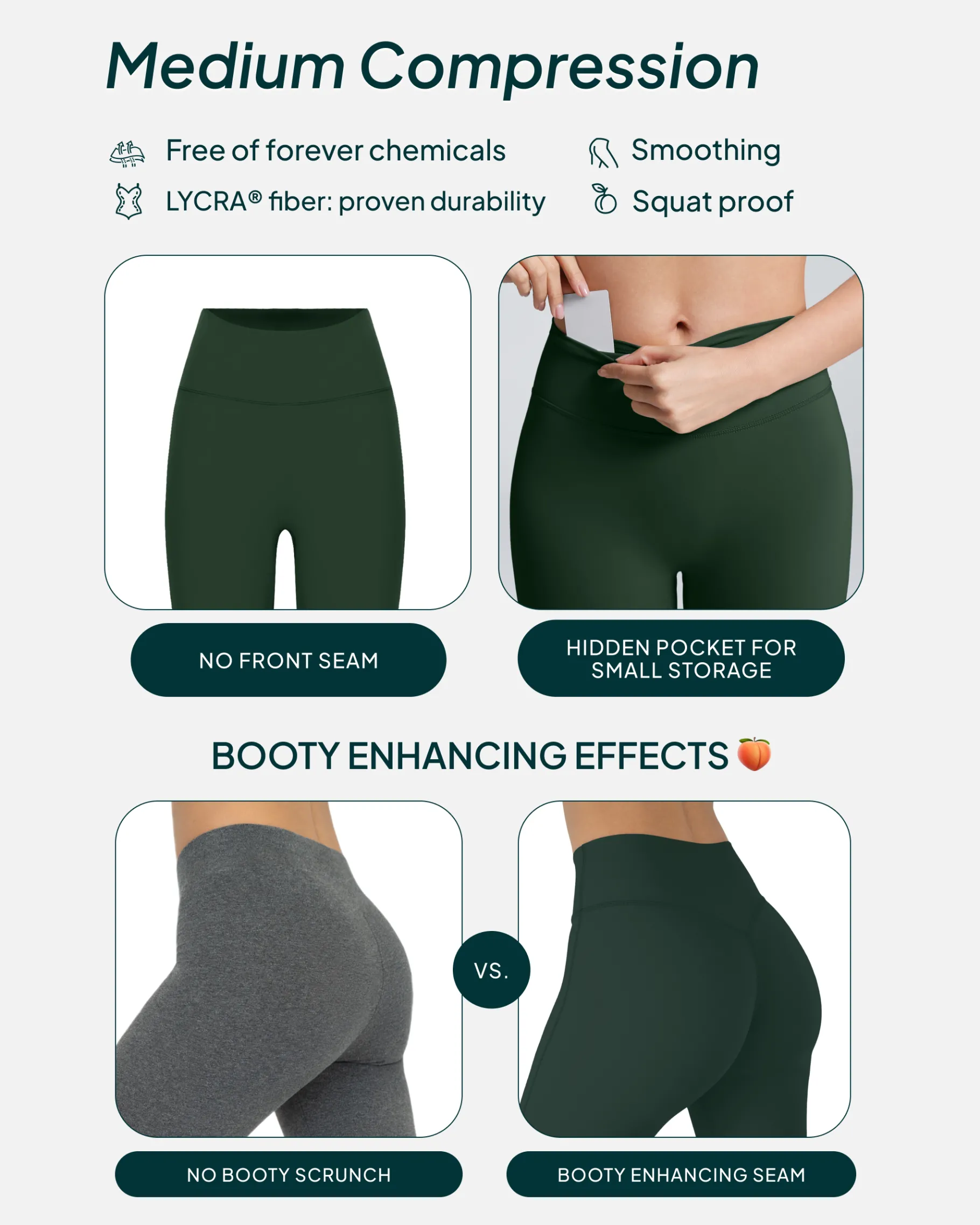 PAVOI Fashion Leggings-Athleisure Short Length Flared Leggings