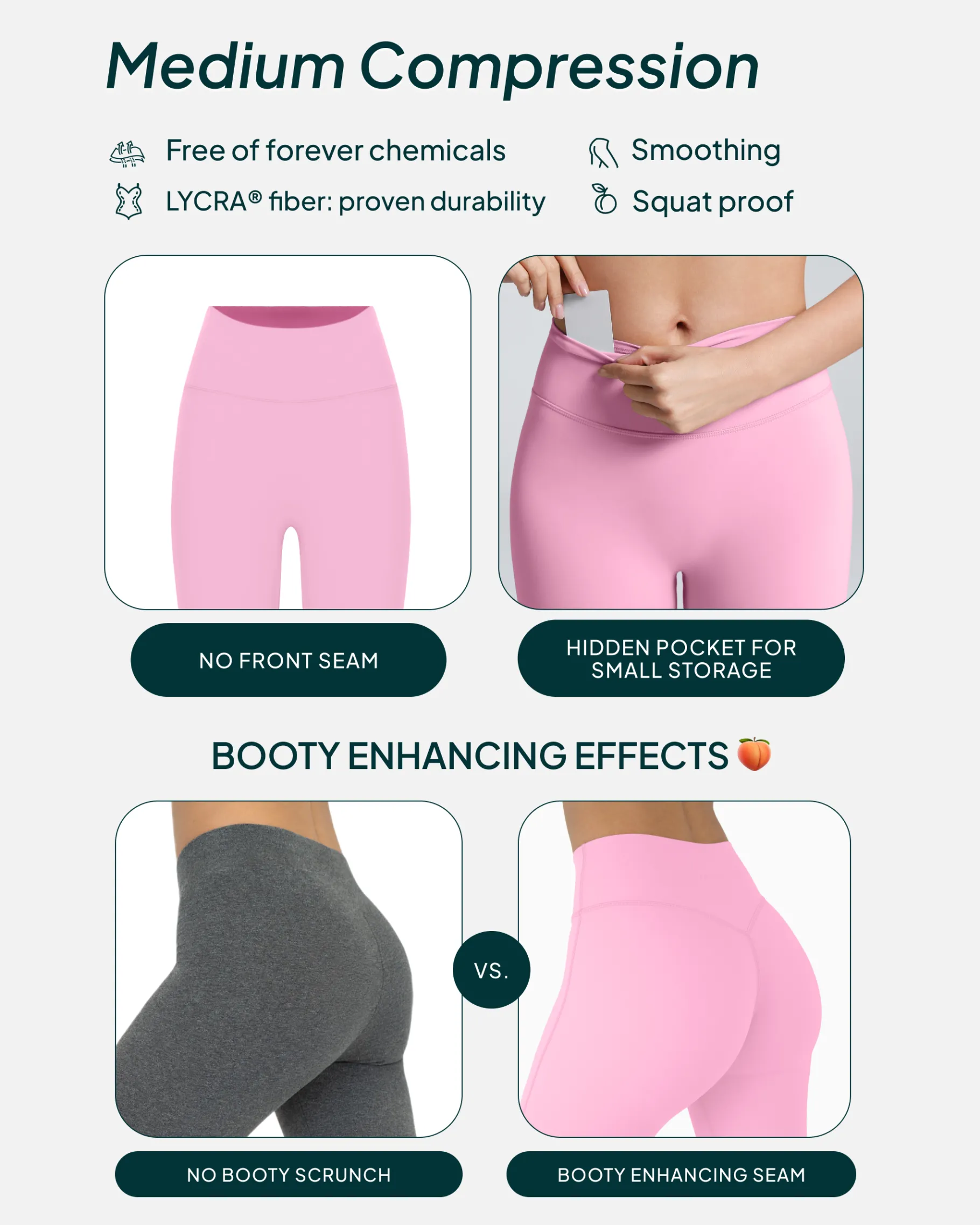 PAVOI Fashion Leggings-Athleisure Short Length Flared Leggings
