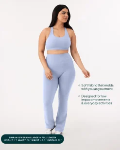 PAVOI Fashion Leggings-Athleisure Short Length Flared Leggings