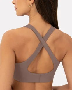 PAVOI Low Support Bras|Bras-Athleisure Strappy Scoop High-Support Sports Bra