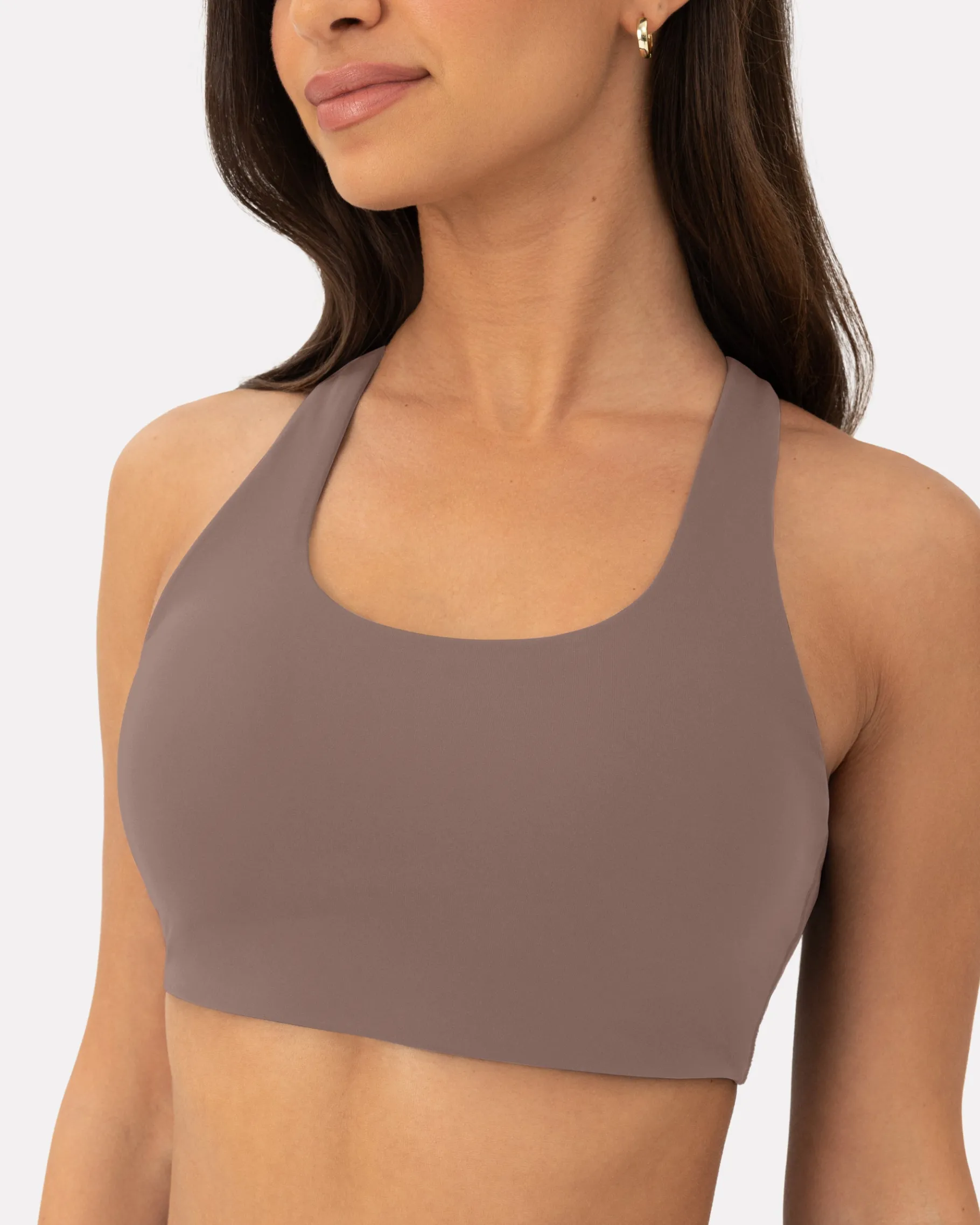 PAVOI Low Support Bras|Bras-Athleisure Strappy Scoop High-Support Sports Bra