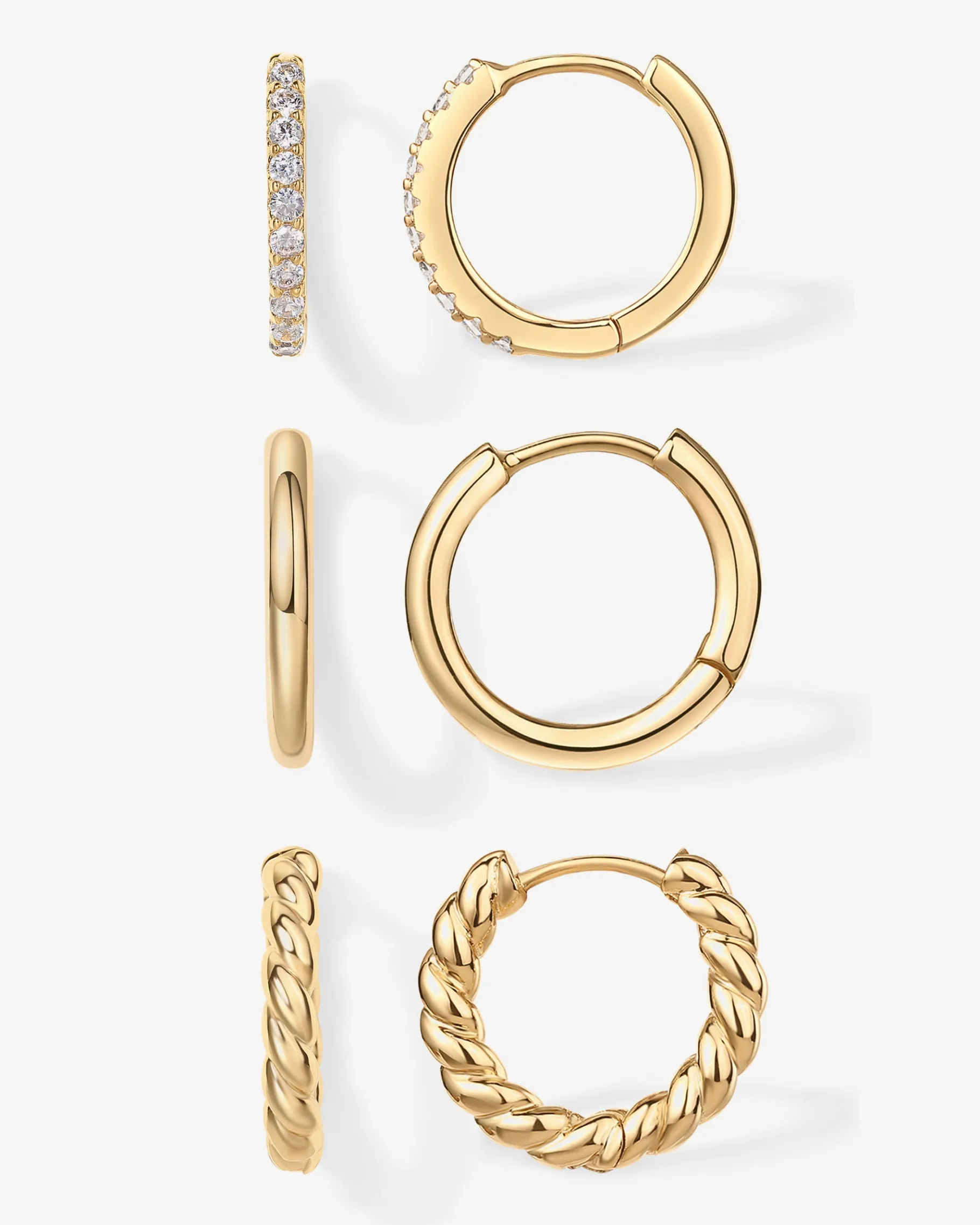 PAVOI Hoops-Aurora Trilogy Hoops Set