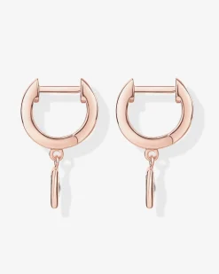 PAVOI Dangle & Threader|Huggies-Baguette Drop Huggies