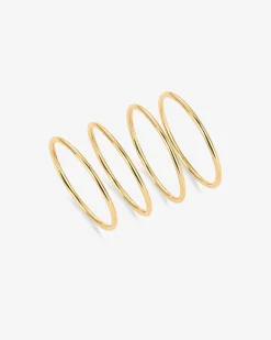 PAVOI Stackable-Band of Gold Ring