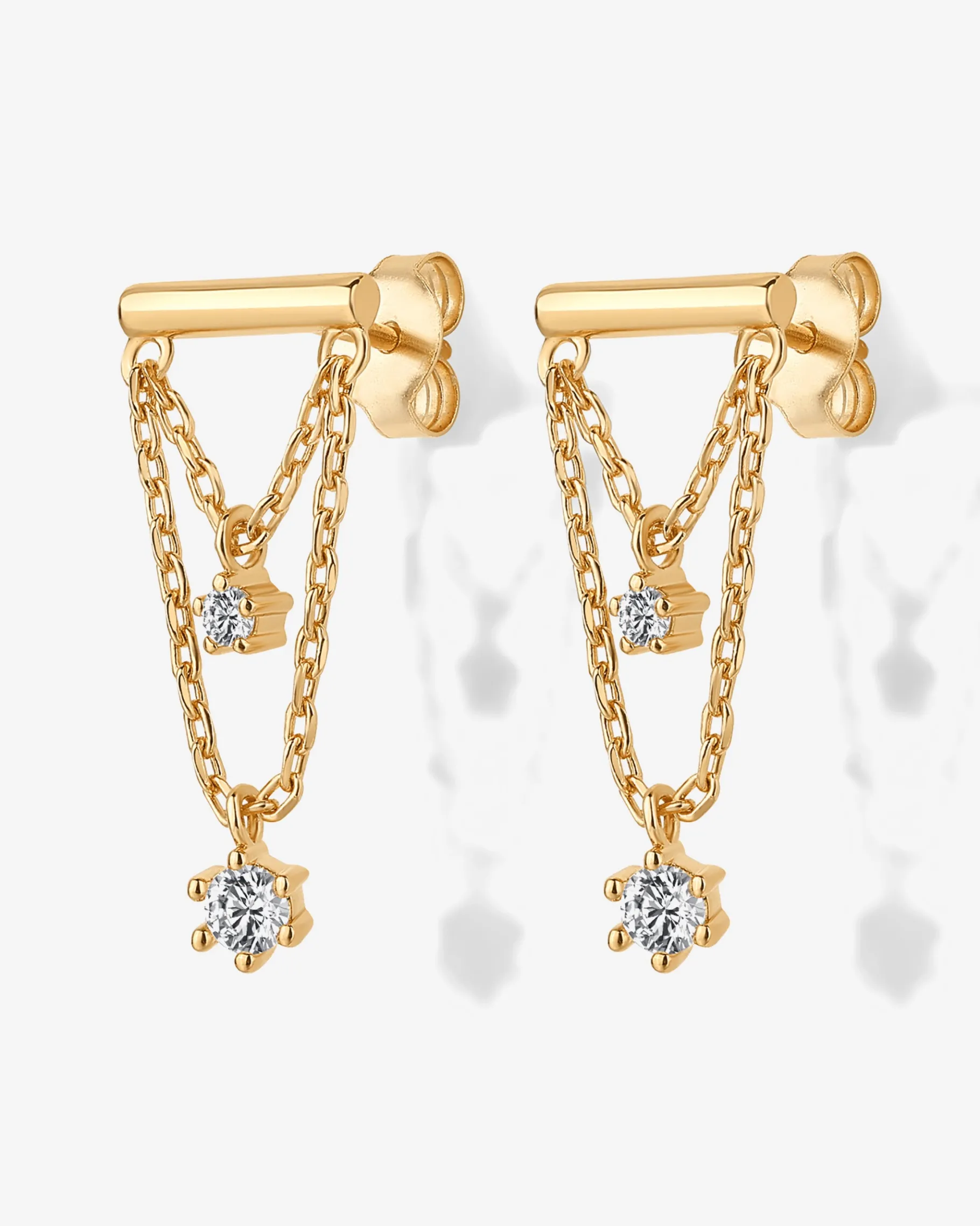 PAVOI Dangle & Threader-Bar Chained Earring