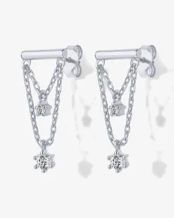 PAVOI Dangle & Threader-Bar Chained Earring