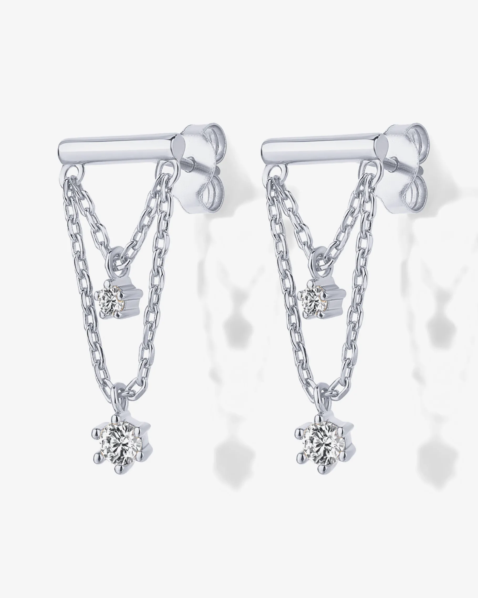 PAVOI Dangle & Threader-Bar Chained Earring