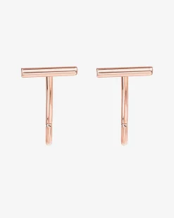 PAVOI Huggies-Bar Half Hoop Huggie