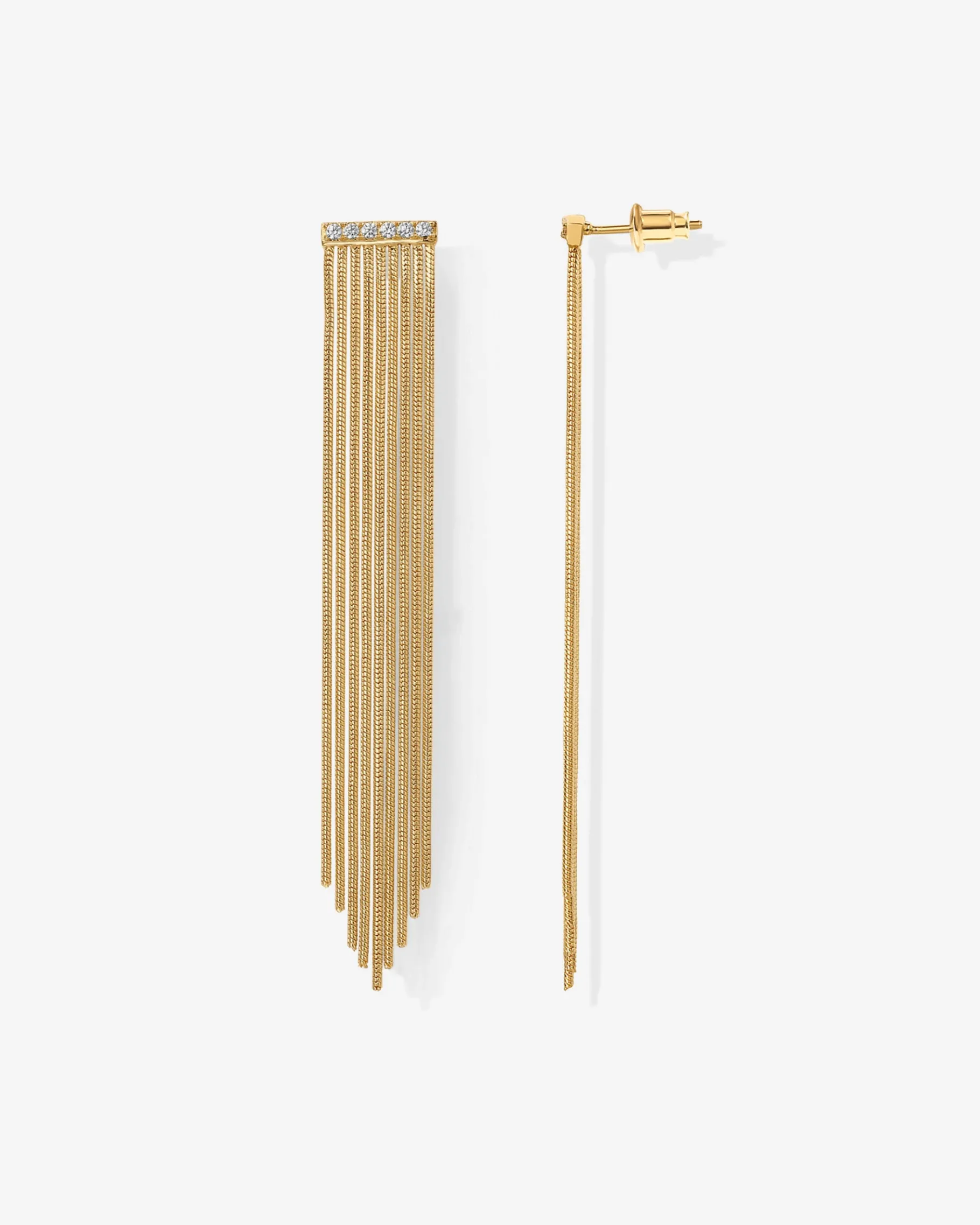 PAVOI Dangle & Threader-Bar Tassel Earrings