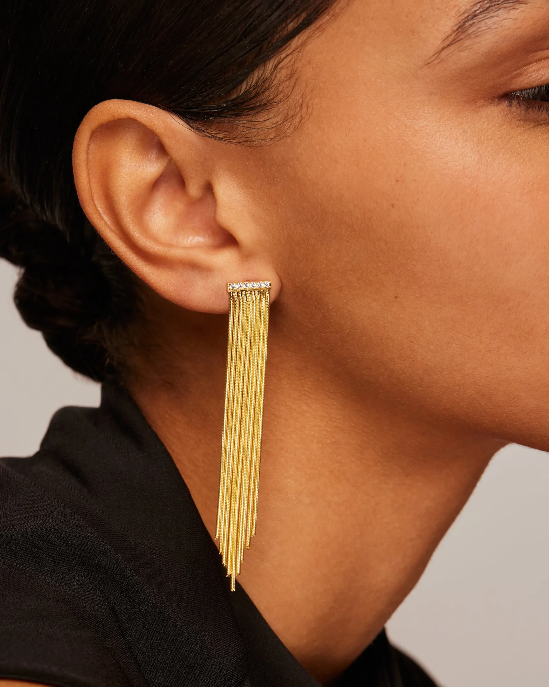 PAVOI Dangle & Threader-Bar Tassel Earrings